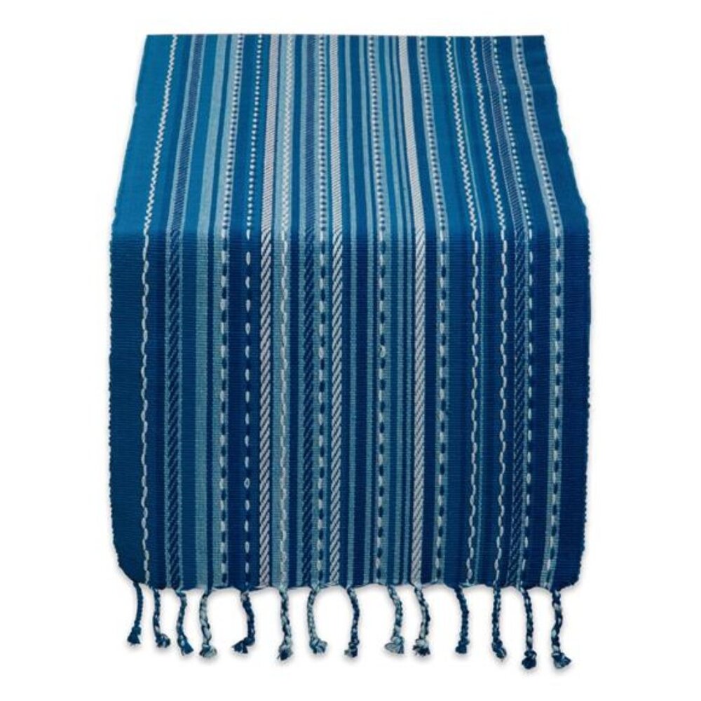 Blue Southwestern Table Runner Cotton 14x72 Kitchen Dining Table Decor Home